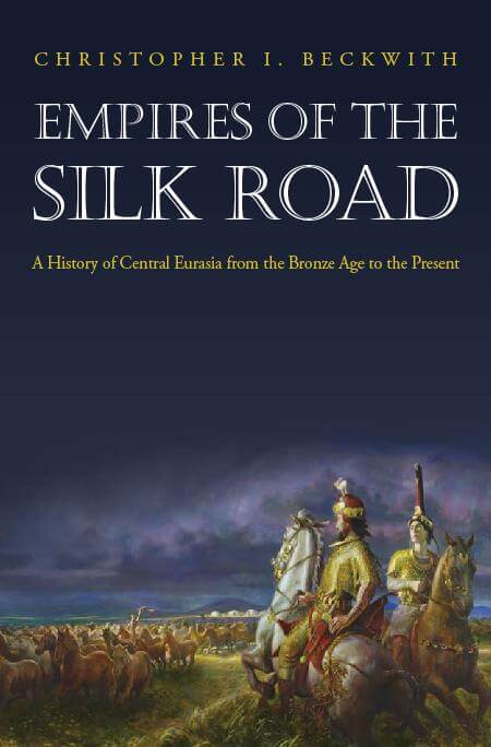 Book cover of Empires of the silk road